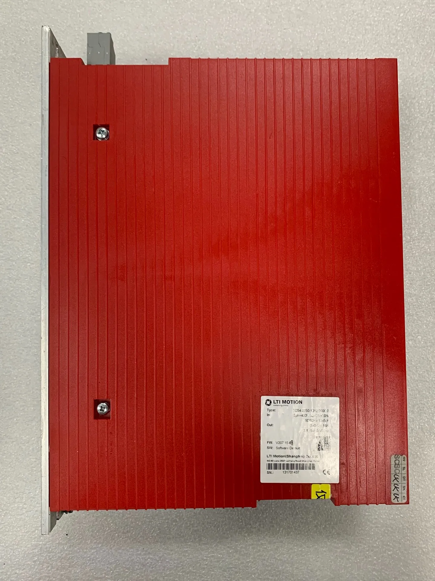 SC54.0750.1012.0000.0 Servo Drive for LUST