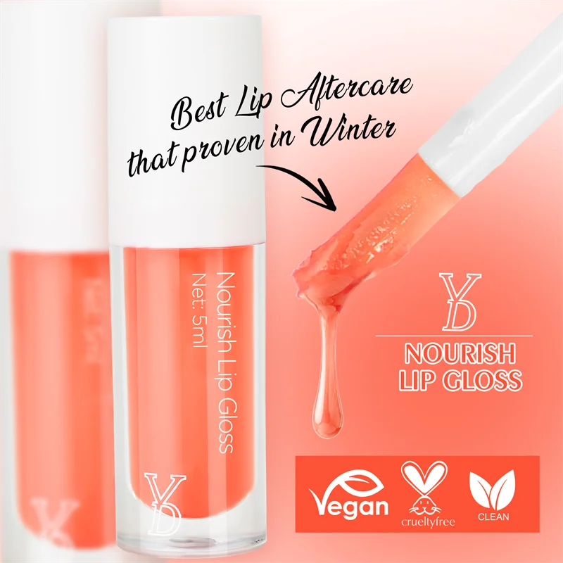 

New YD Mini 5ML Lip Nourish Set-Premium Lip Tattoo Aftercare Gloss Long-lasting Hydrating Lip Gloss Fast Healing Lip Moisturizer