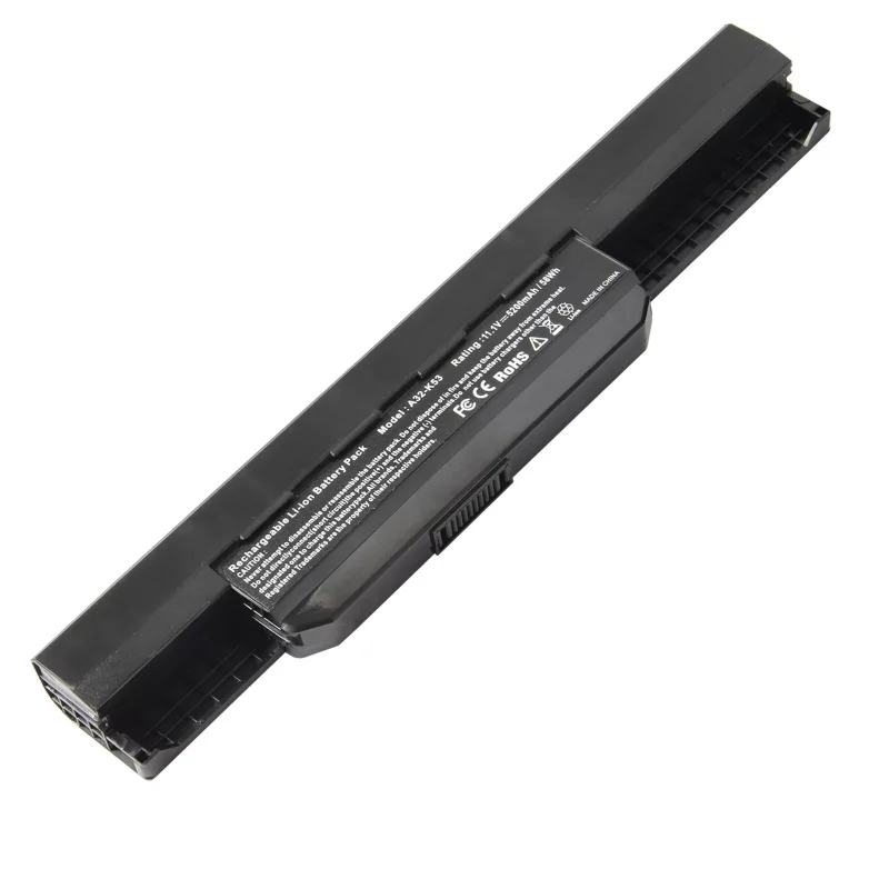 5200mAh 6Cell A32-K53 Laptop Battery For ASUS K43 K43E K43J K43S K43SV K53 K53E K53F K53J K53S K53SV A43 A53S A31-K53 A41-K53