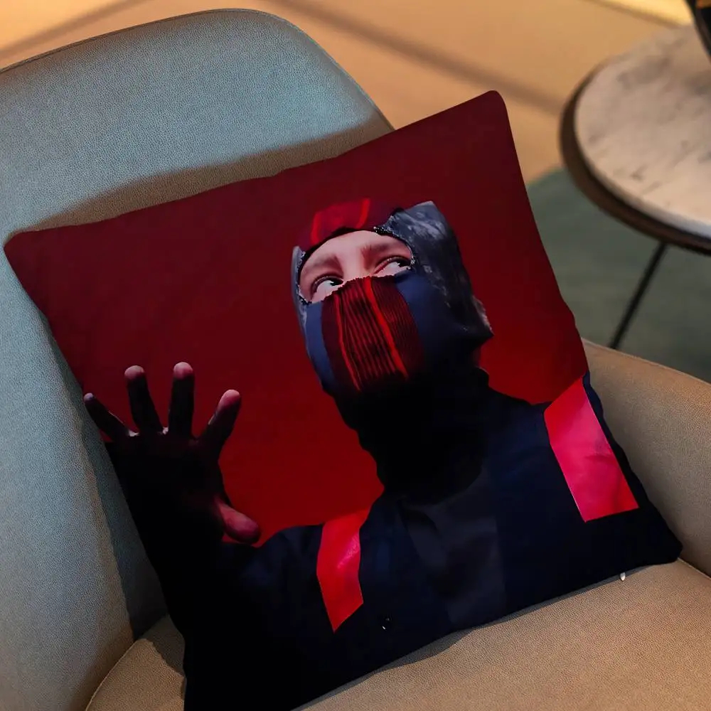 Sizzling Hot Band Clique Twenty One Pilots Print Throw Pillow Cover Square Cushion Case for Living Room Bedroom Decor