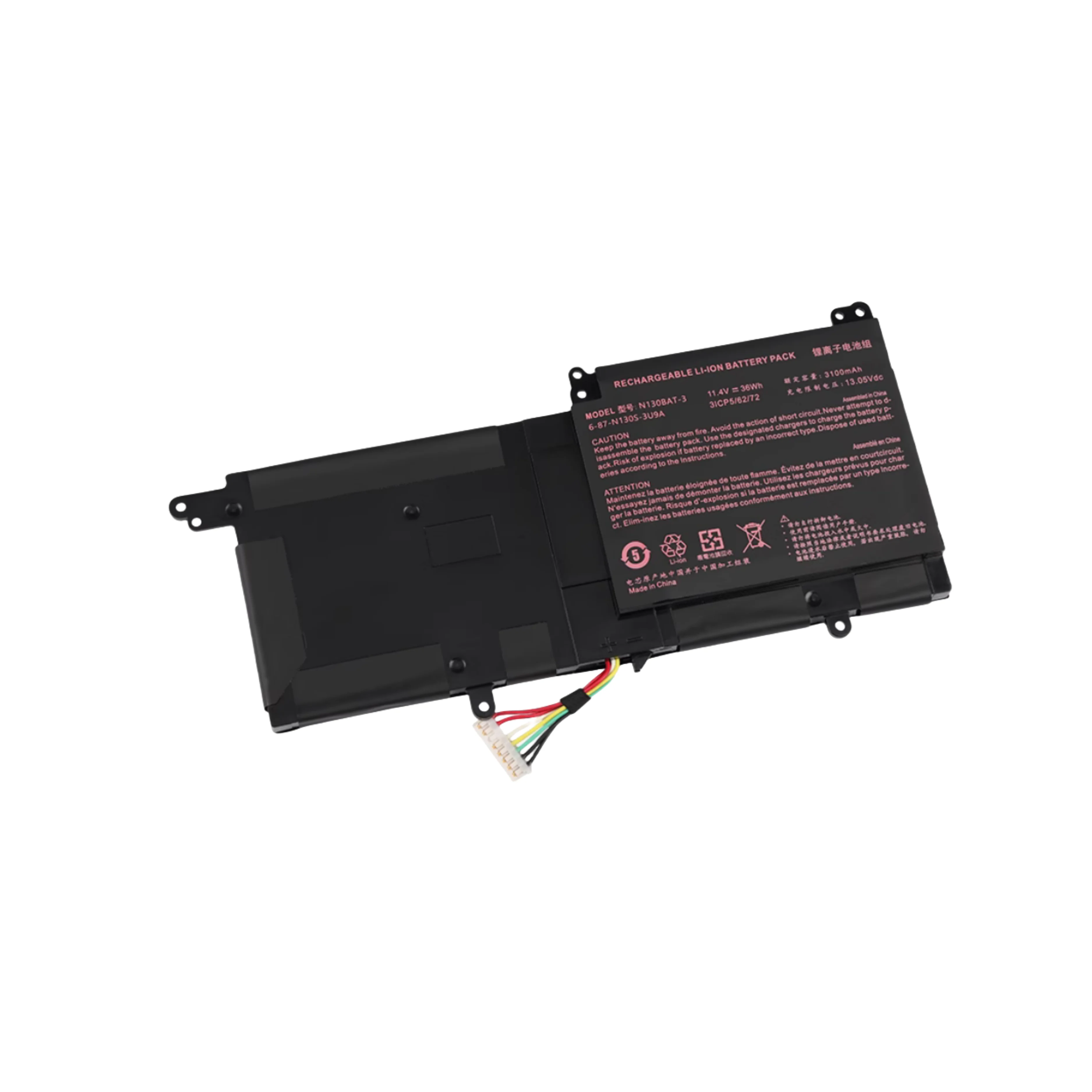 For S4 Clevo N130BU N131WU N131BU N130BAT-3