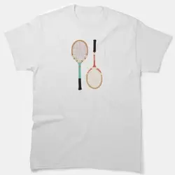 Vintage Tennis Rackets Classic T-Shirt, Unisex T-Shirt, S-5Xl