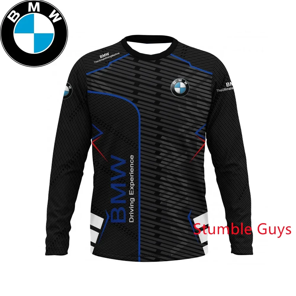 

BMW M Power летняя мужская спортивная футболка с длинным рукавом для гонок на мотоциклах, винтажная классическая модная одежда ​