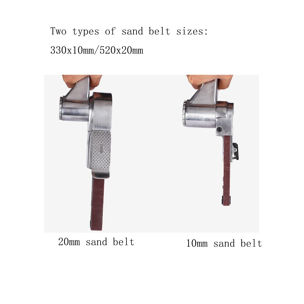 10 Stück pneumatische Sandbandmaschine, Sandband 330 x 10 kleine Sandbandmaschine, Sandbandring, Sandtuchband, 520 x 20 Sandbel