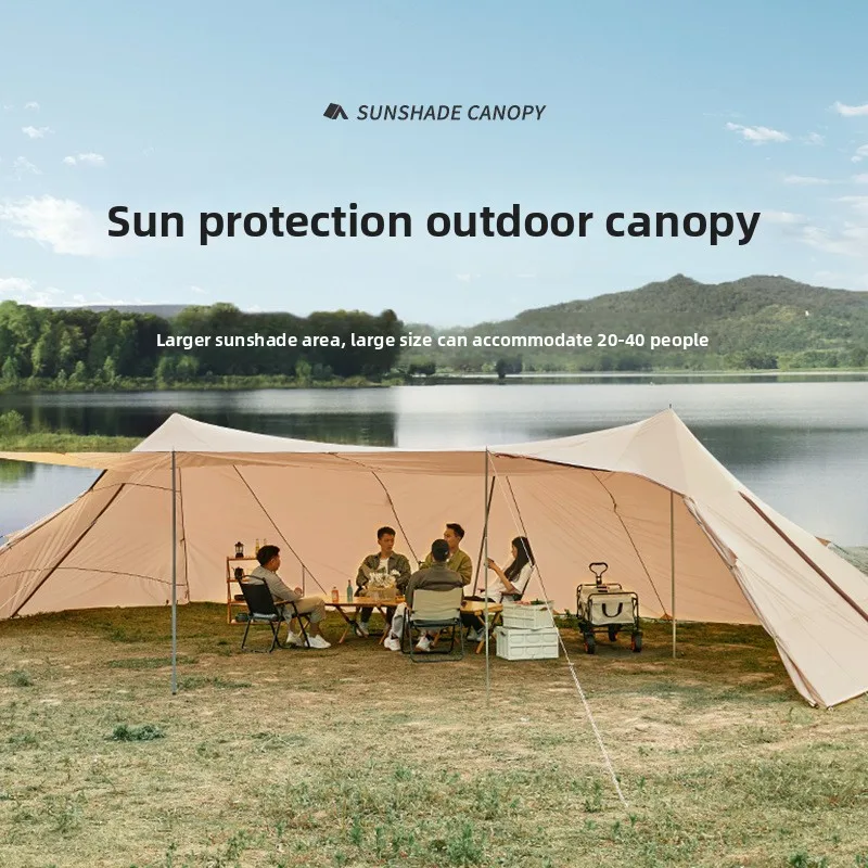 CXX camp canopy cloud cover A tower tent large camping camping rain protection sun shelter