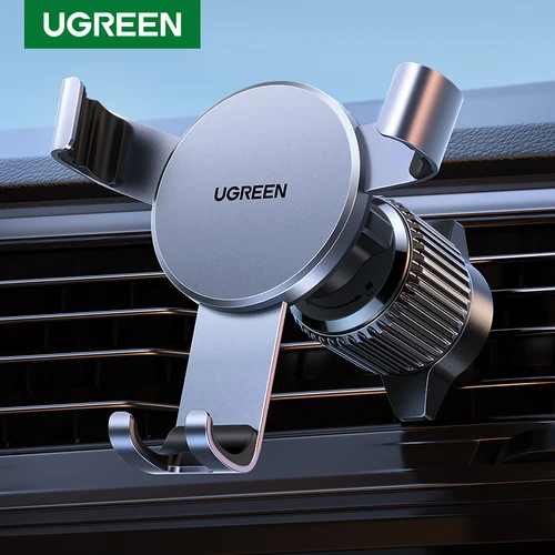 Imagen 1 del producto UGREEN-Soporte de teléfono móvil para coche, accesorio con ventilación de aire, para Xiaomi, Samsung, iPhone 12, 13, 14