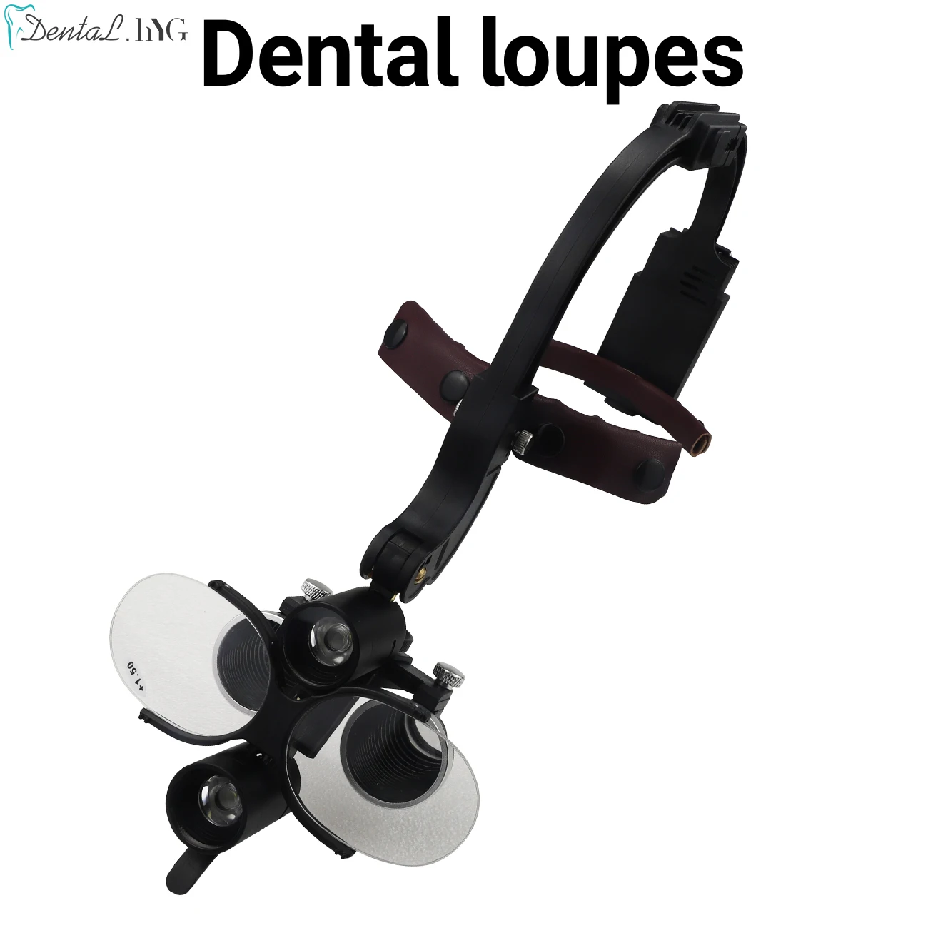 Dental Loups Headlight Adjustable Brightness 2.5X/3.5X Dentist Binocular Magnifier Dental Lab Medical Loupes