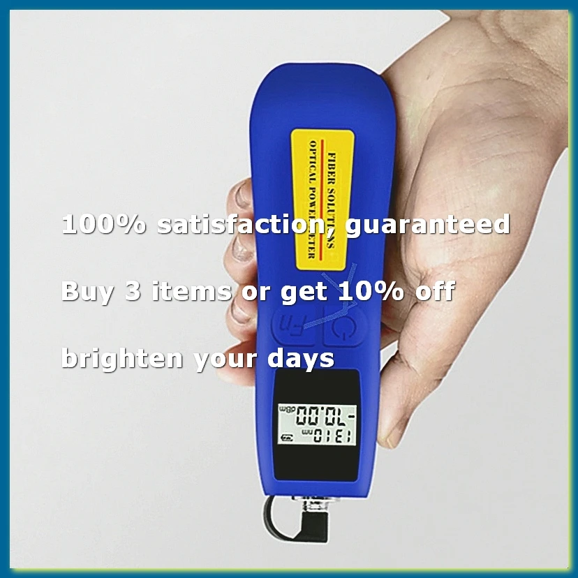 Mini Optical Power Meter Tester 6 Wavelengths -70To10 Optical Fiber Tester Handheld FTTH Work Rate Meter