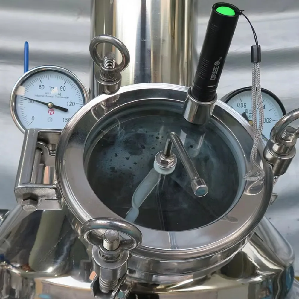 SUS 304 Low Temperature Honey Vacuum Evaporator Honey Crystal Melting and Concentration and Filtration Machine Honey Thickener