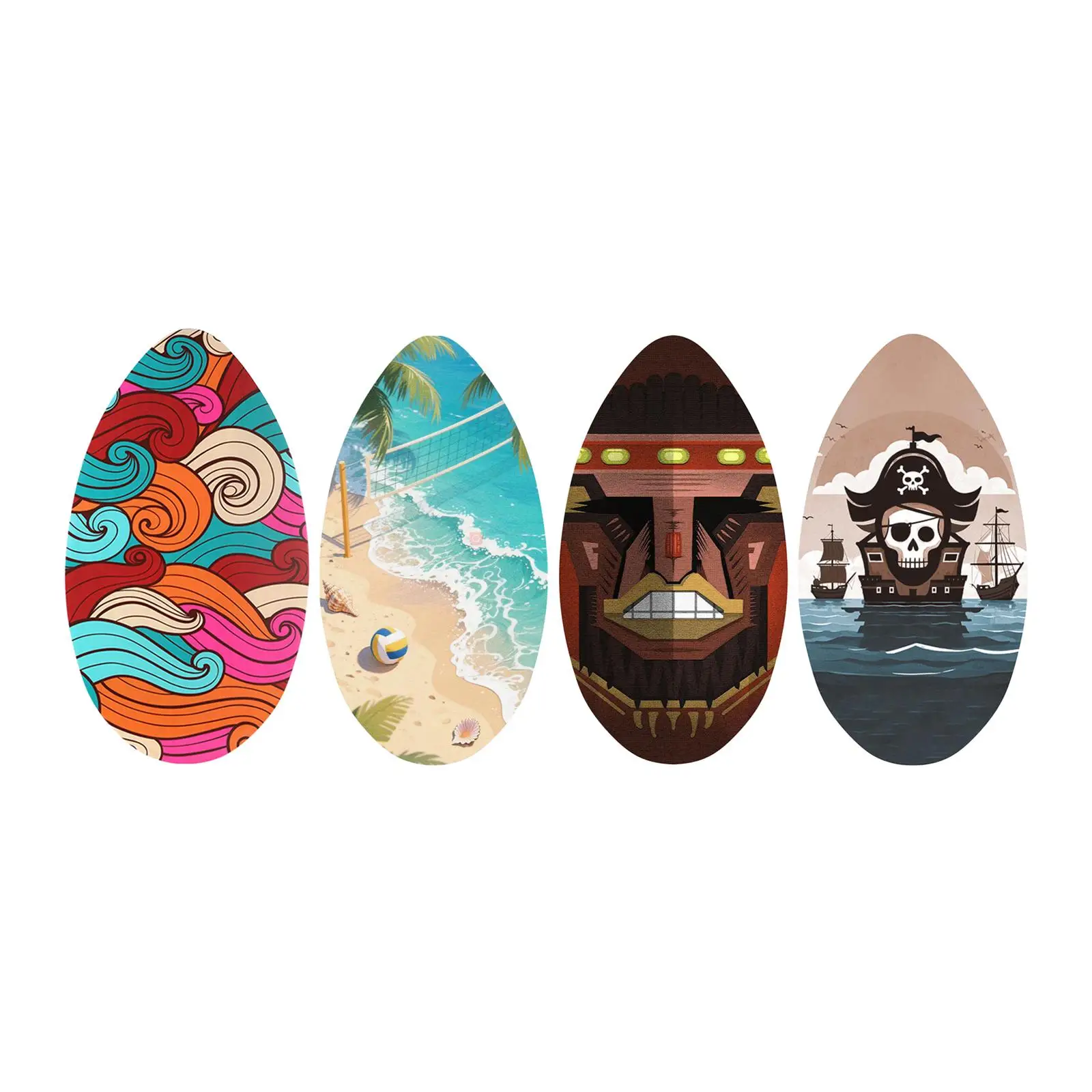 

Skimboard Standing with High Gloss Coating Skim Board for Teenagers Adults Kids