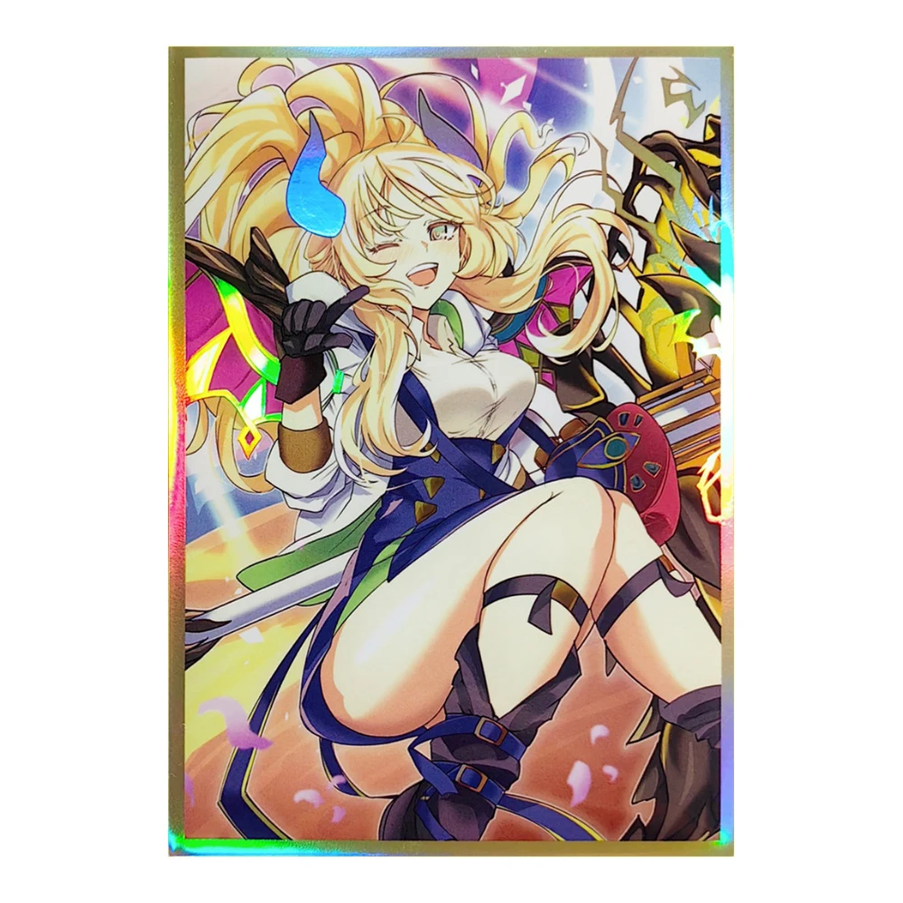 63X90Mm 50Pcs/set Diy Self Made Yu-Gi-Oh! Incredible Ecclesia The Virtuous Card Sleeves Card Protective Cover Anime Card Gift