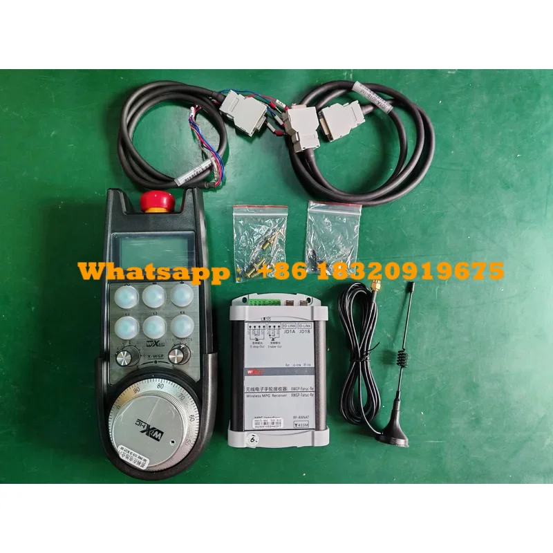 CNC Machine Tool 6 Axis Wireless Manual Pulse Generator Real Time Display the Workpiece's coordinate Special for FANUC system