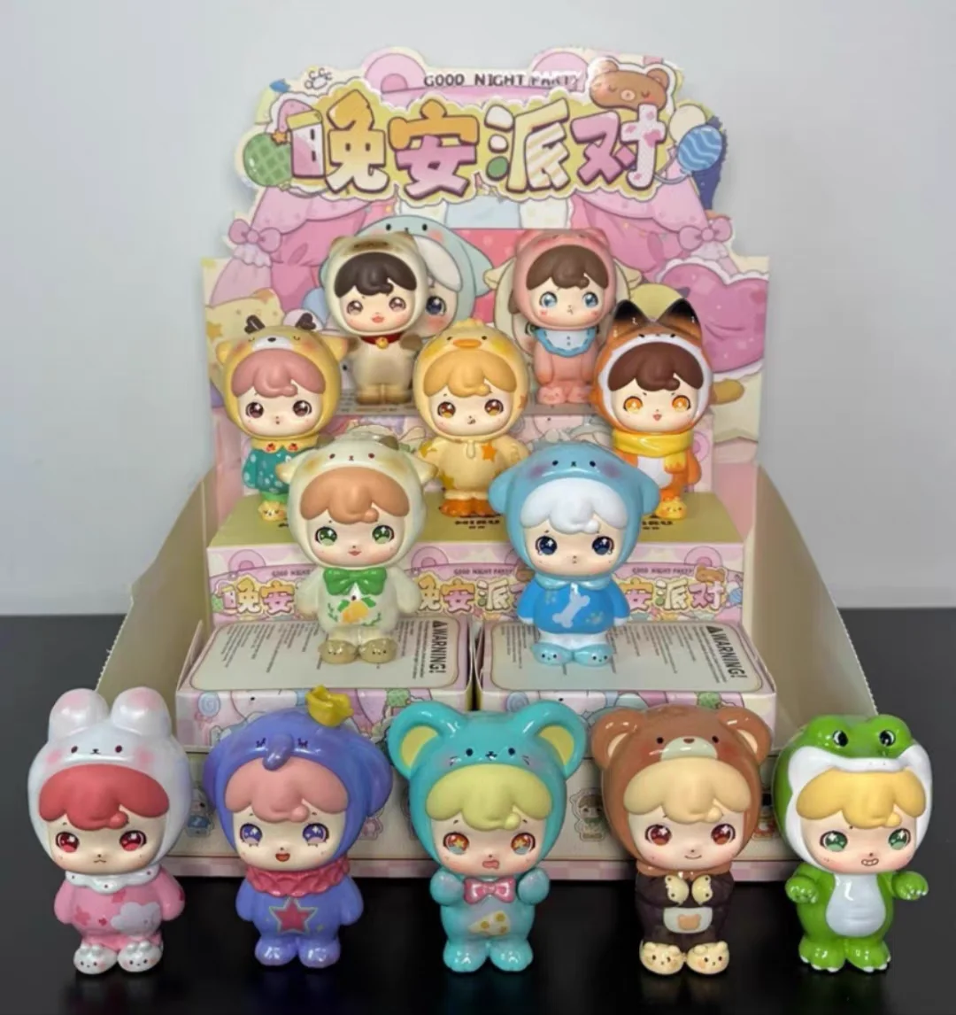 

"In Stock" New Authentic Miru Honey Dew Good Night Party Series Blind Box Cute Doll Figure Desktop Ornaments Toys Birthday Gift