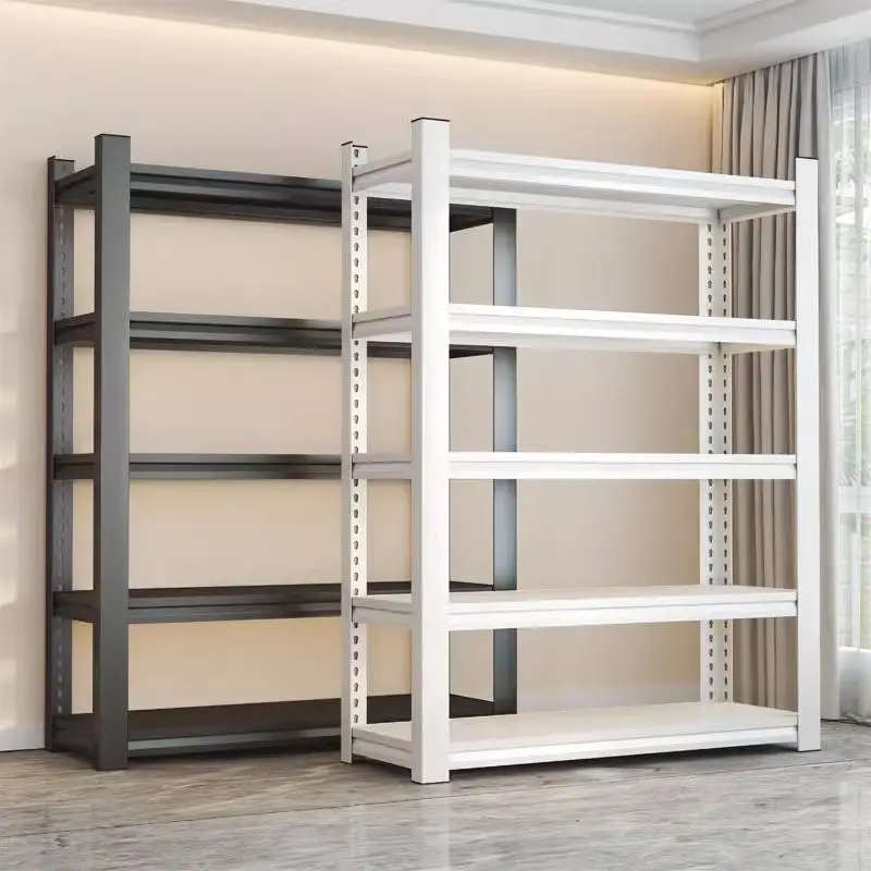 Thickened Heavy-duty Steel Multi-layer Storage Rack Home Use Balcony Bedroom Free-standing Display Organizer Iron Shelf