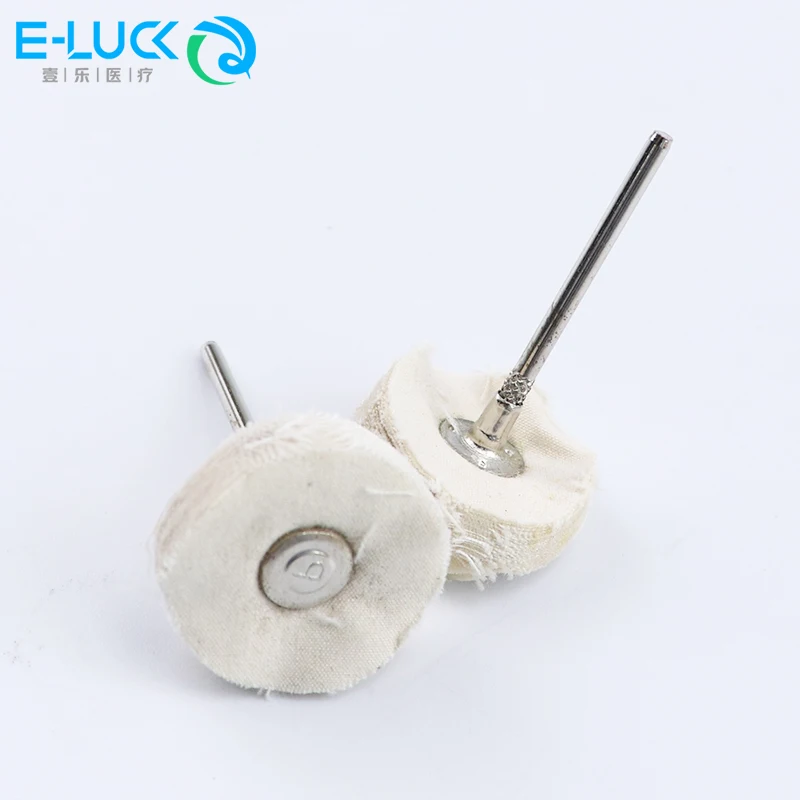 Professional Dental Polishing Tools 5pcs Cotton Cloth Buffing Polishing Wheel Dental Polishing Brush For Polishing