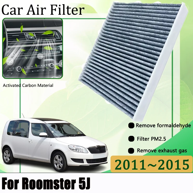 

Car Air Filter For Skoda Roomster 5J Praktik 2011-2015 2012 2013 Front Grille Automobiles Filters Conditioner Filter Accessories