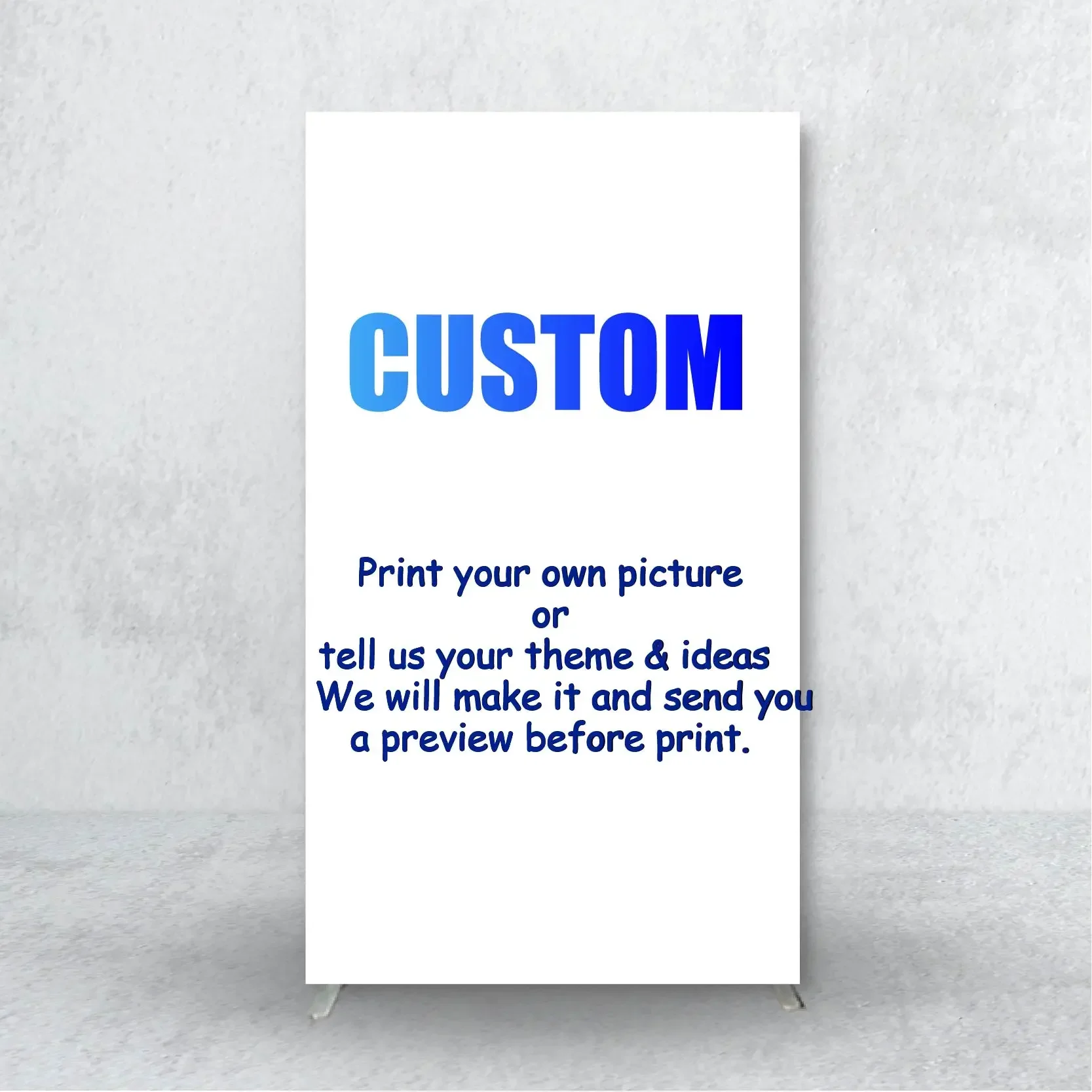 

Free Design Custom Square Arch Backdrop Cover Party Background Banner Decor Wedding Reception Display Trade Advertising Supplies