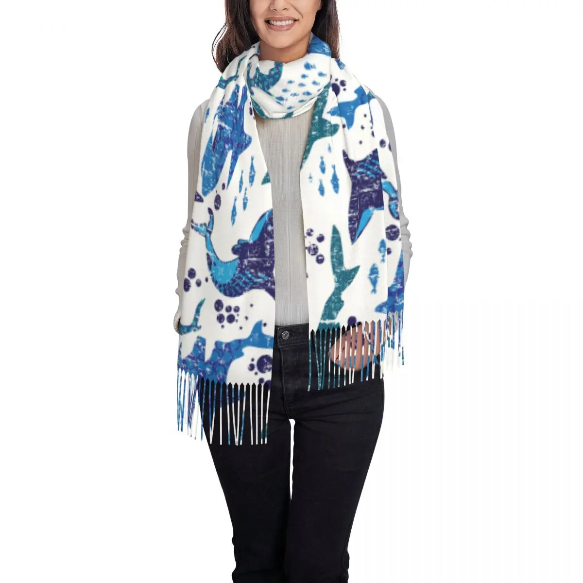 Shark Underwater World Ocean S - Pashmina Wrap Large avis et prix