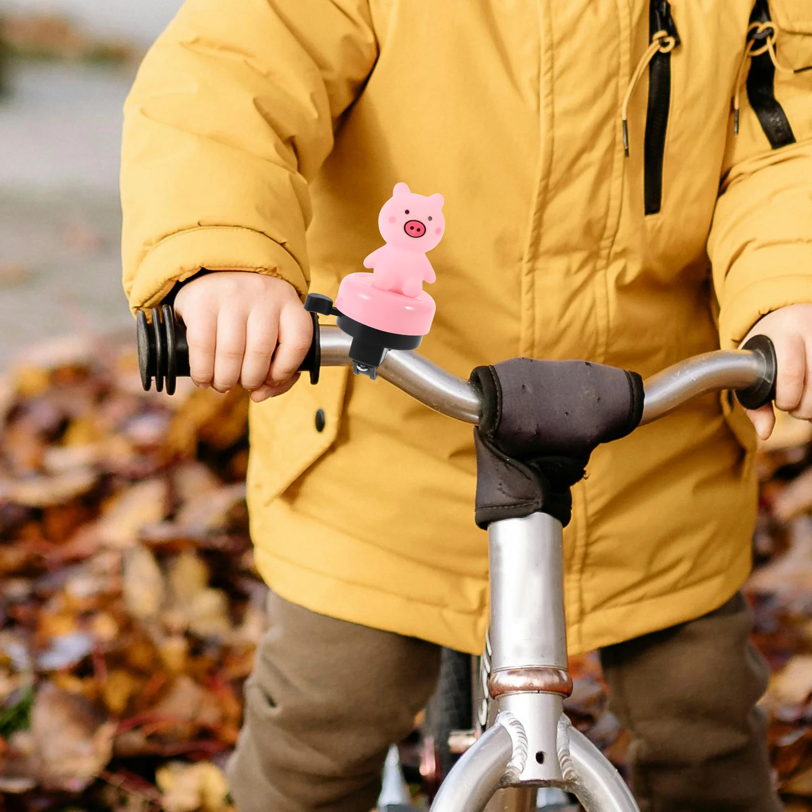 

2Pcs Loud Kids Bike Bell Cute Cartoon Bicycle Horn for Boys Girls Toddler Scooter Tricycle Riding Accessories Baby Bike Horn