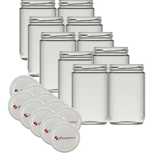 Pasabahce Jar 660 cc 10 Pcs Lid