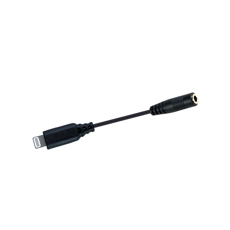

Canfon 3.5mm 3-section TRS Female to Lightning Audio Cable Compatible Cell Phone Wireless System Audio Cable