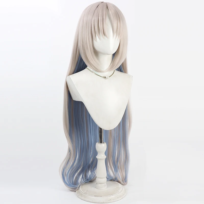 Game Wuthering Waves Fleurdelys Cosplay Wig 100cm Long Fleurdelys Hair Outfit For Hallowmas Party Adult Women Men