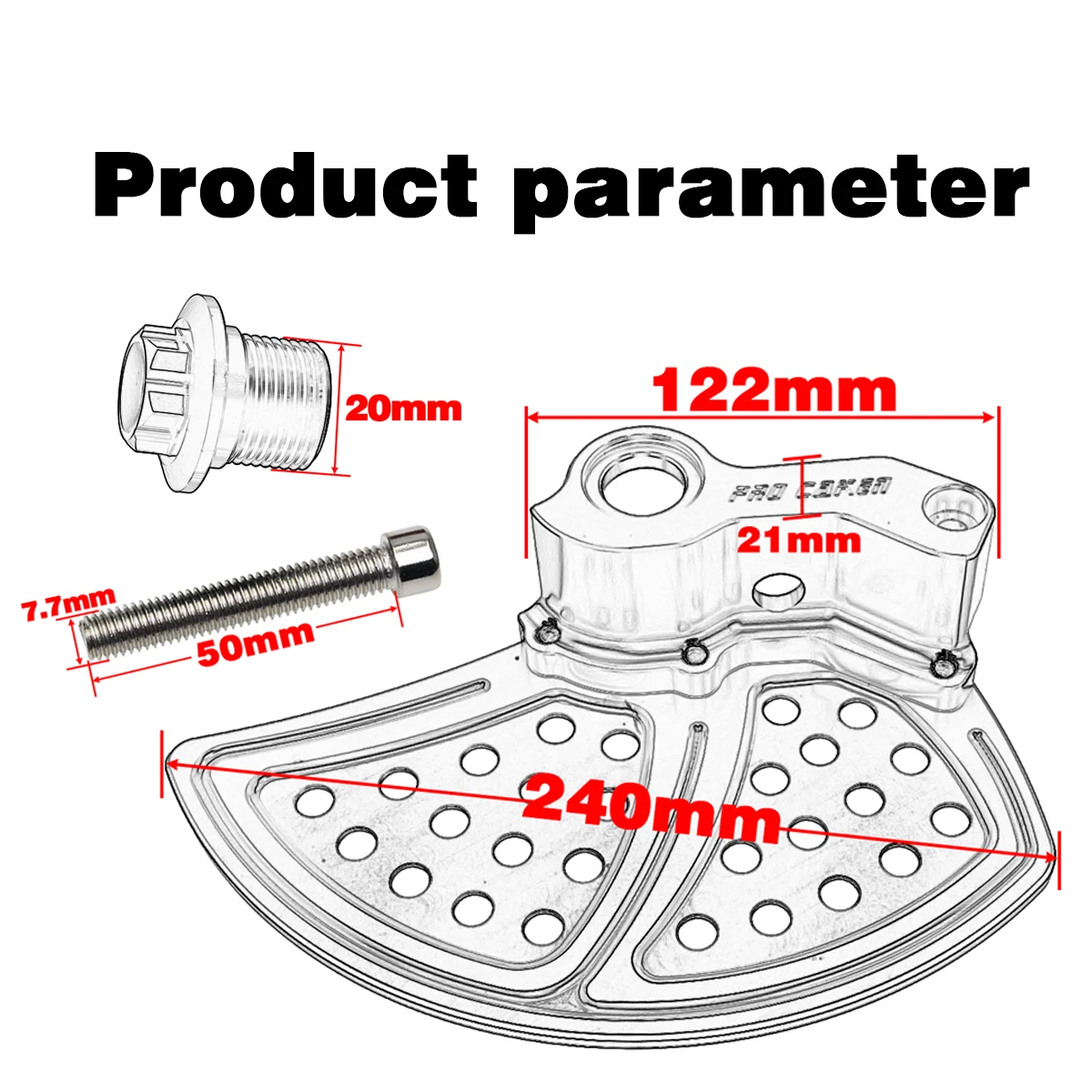 Front Brake Disc Guard Protector For KTM SX SX-F XC XC-F EXC EXC-F XC-W XCFW Six Days TPI For Husqvarna TC FC TE FE TX 125-500cc