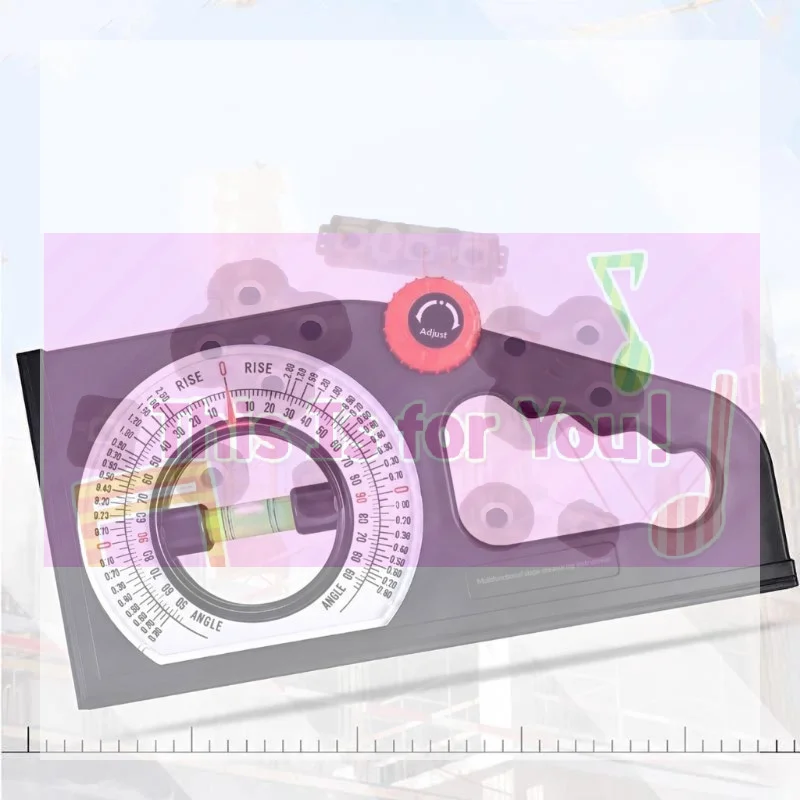 【MA】Multifunctional Slope Inclinometer Protractor Magnetic Base High Accuracy Scale For Construction Carpentry Measuring Jobs