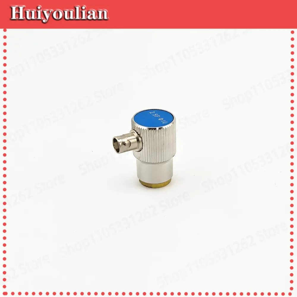 2.5P10 Ultrasonic Flaw Detector Straight Probe Longitudinal Wave Miniature Metal Detection Transducer Horizontal Plug-in