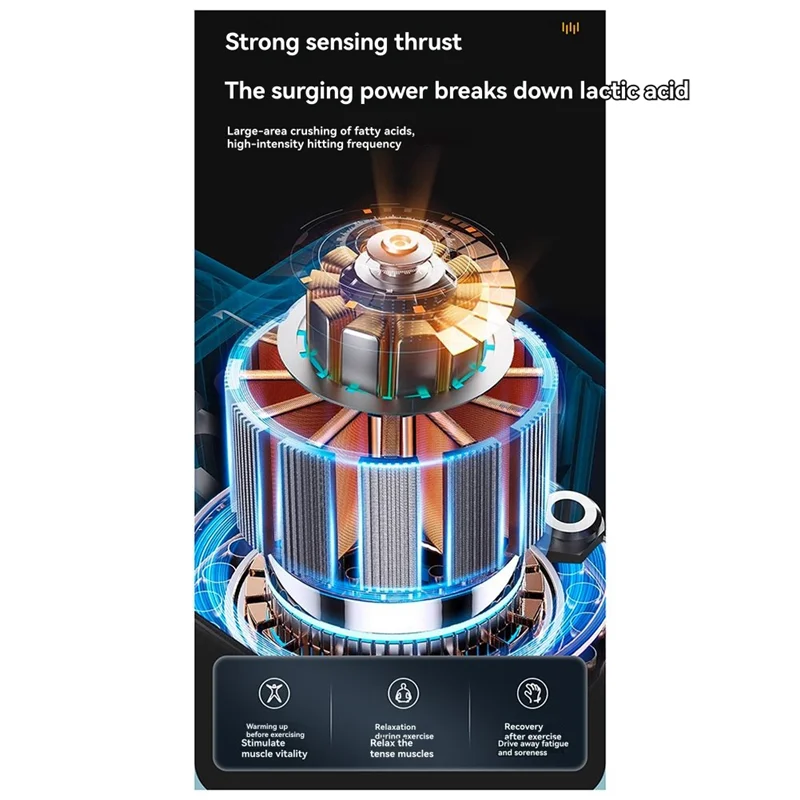 

AB43-Тасциальный кольцевой массажер, перезаряжаемый, быстрое сжигание жира, высокочастотный шок, снимает усталость