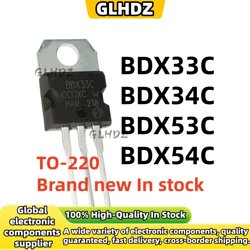 New 10Pcs BDX33C BDX34C BDX53C BDX54C BD*X33C BD*X34C BD*X53C BD*X54C In stock TO-220