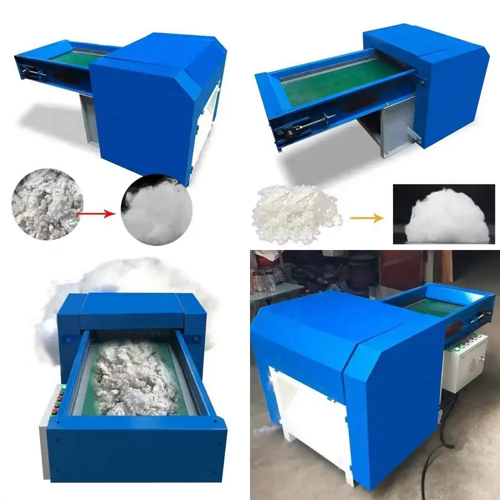 

Машина для распушивания волокон для промышленной обработки полиэфирных волокон