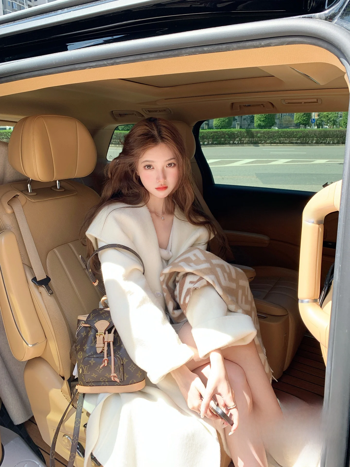 

ChuChu Double-Faced Woolen Coat with Hood Women's Autumn Winter Elegance Australian Wool Camere Outerwear Korean Sle