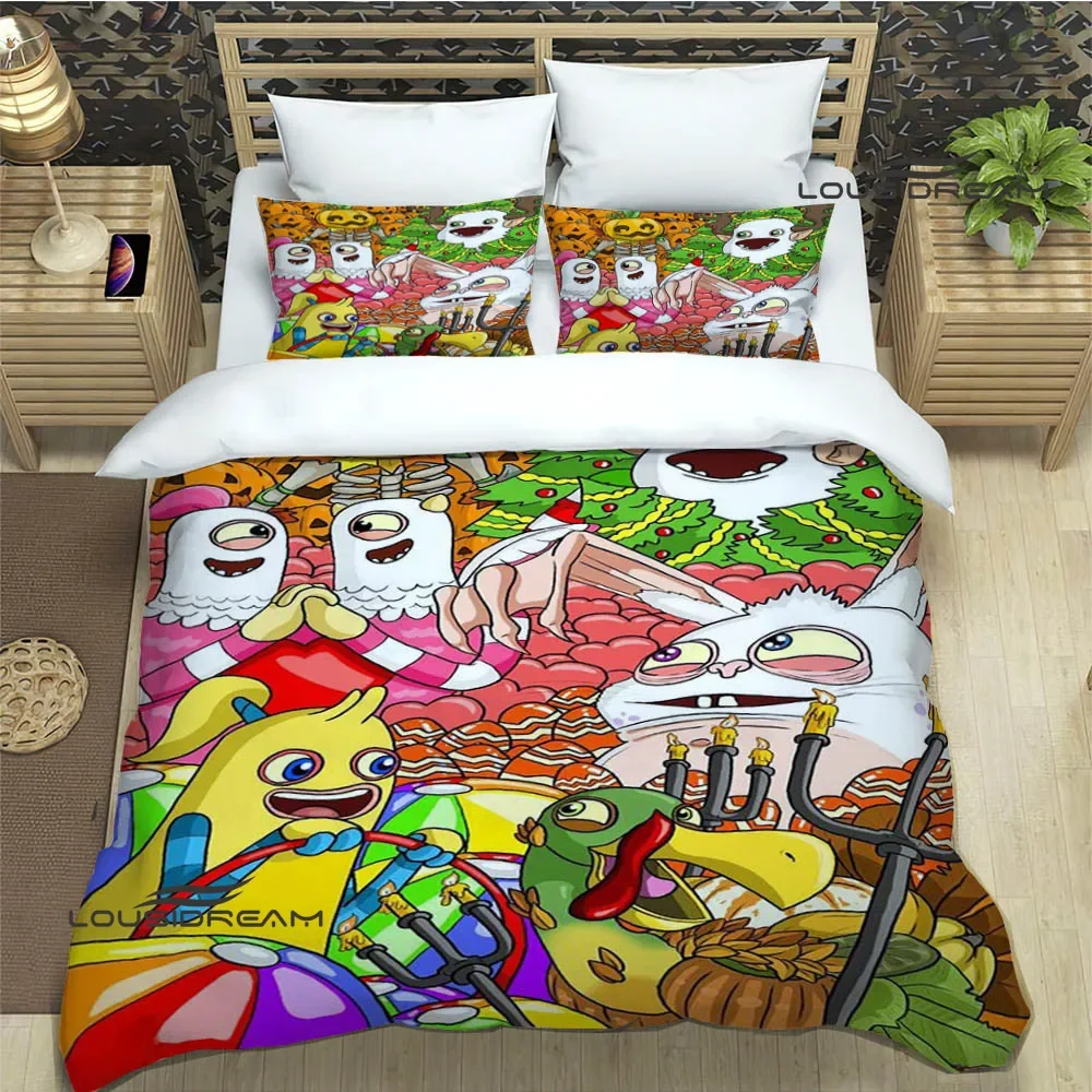 Gioco My Singing Monsters set di biancheria da letto set di forniture per il letto squisito copripiumino set di biancheria da letto set di