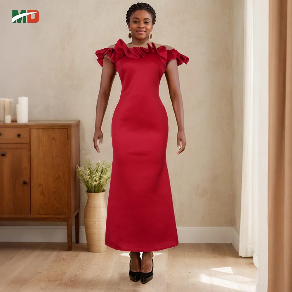 MD الأفريقية تركيا حجم كبير فساتين النساء موضة Dashiki أنقرة بوبو رداء فام Musulmane سيدة أفريقيا ملابس حفلات الزفاف