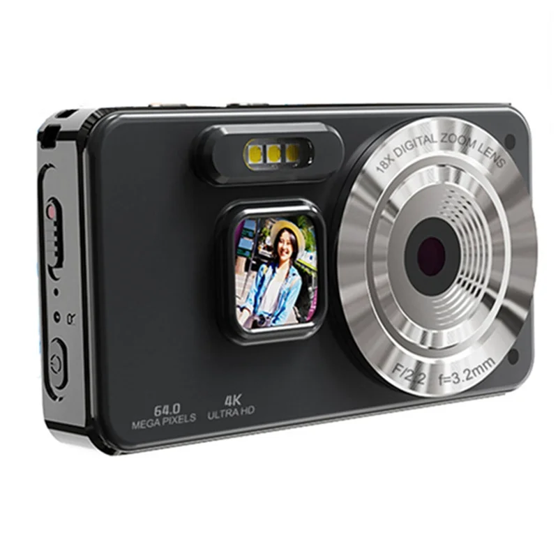 JABS-子供用デジタルカメラ HD ビデオ 4K 30Fps 2000Mah 長時間録画レコーダー フィルライト OTG 機能