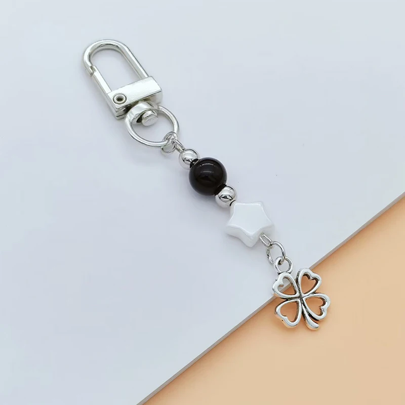 Lucky Everver-Porte-clés pendentif perlé pour téléphone portable, bijoux créatifs faits à la main, cadeau de mode, Y2K