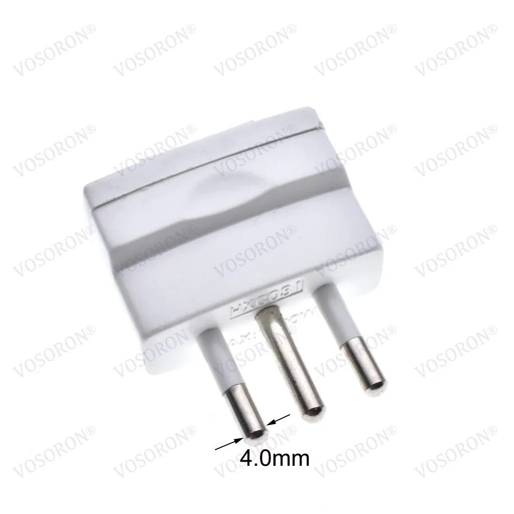 European 2 pin EU 4.0mm to Italy mini travel plug adapter best for travel accessories  250V 10A
