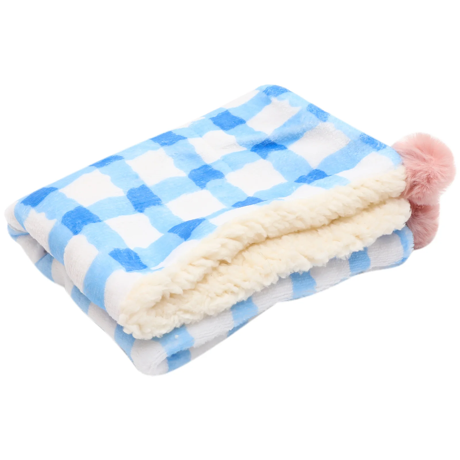 

Flannel Pet Bed Mat Warm Sleeping Nest for Cats Dogs Winter Comfortable Lightweight Portable Kitten Puppy Cushion Home Floor