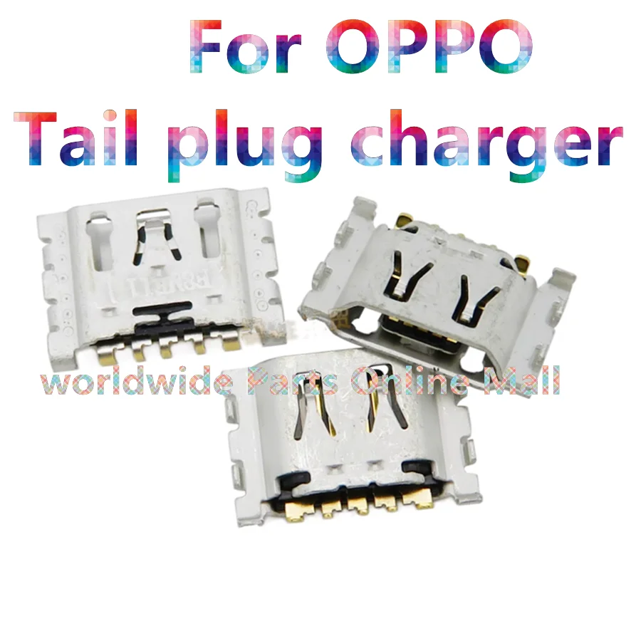 10-200pcs USB Charging Port Jack socket charger Connector dock For OPPO A5 A7N Reamle2 Reamle 2 3 A8 X Lite C11 C12 A1K A5S A35