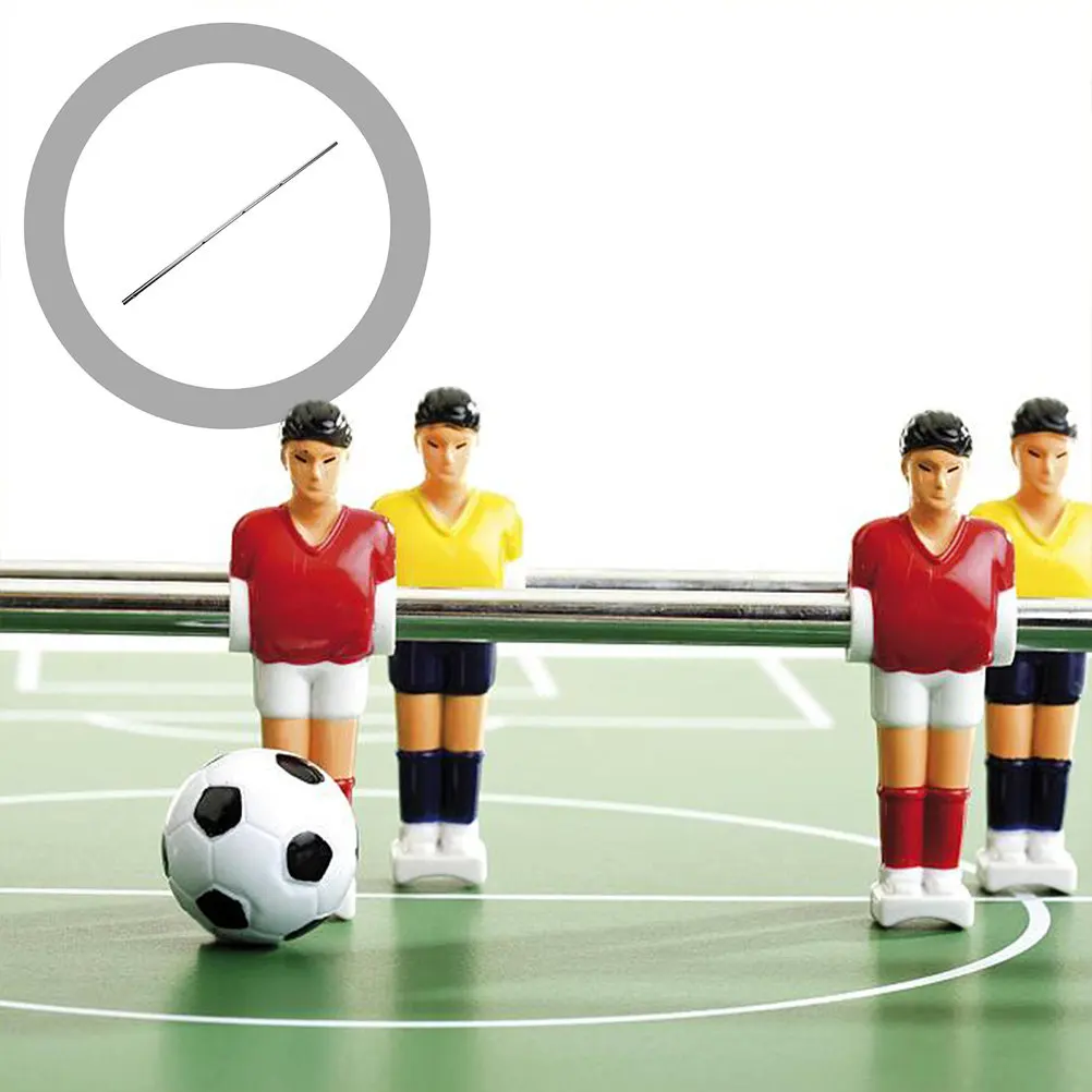 

3Pcs Desk Soccer Machine Accessory Iron Table Soccer Rod for Football Table Operation Pole Comfortable Install