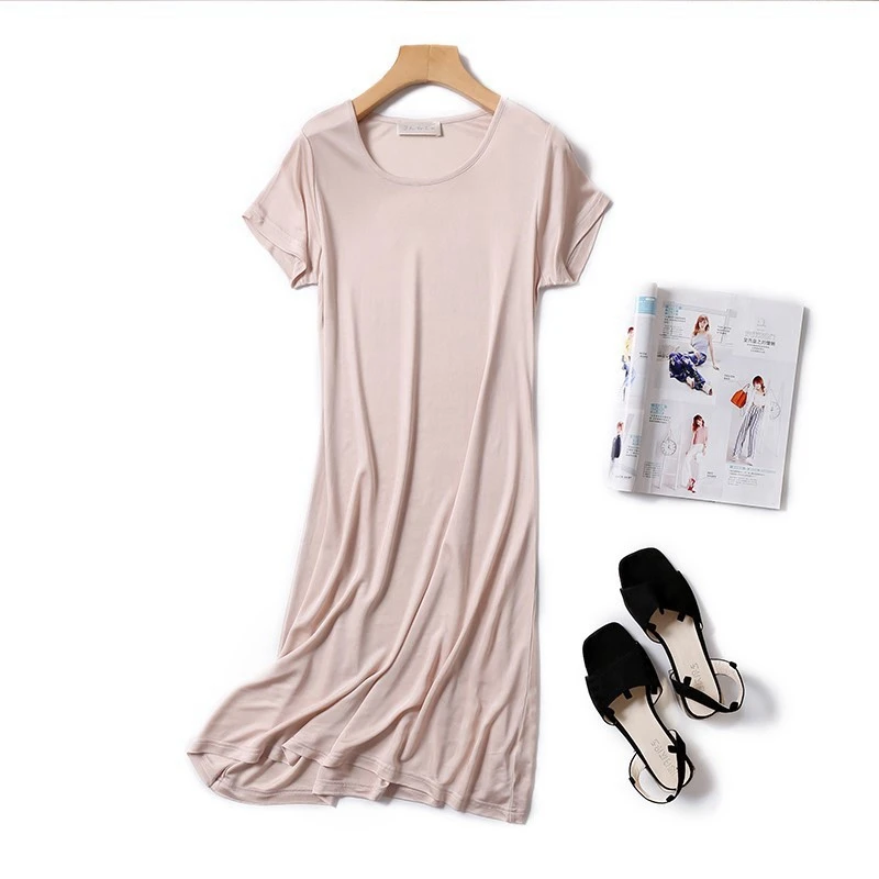 t shirt dress silk pajamas for women white dress lingerie sexy slip mini dress lingeries nightwear woman home wear night clothes