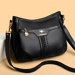 Soft PU Leather Women Bag Brand Designer Ladies Handbag Purses 2024 Luxury Female Shoulder Bag Large Capacity Crossbody Bags Sac