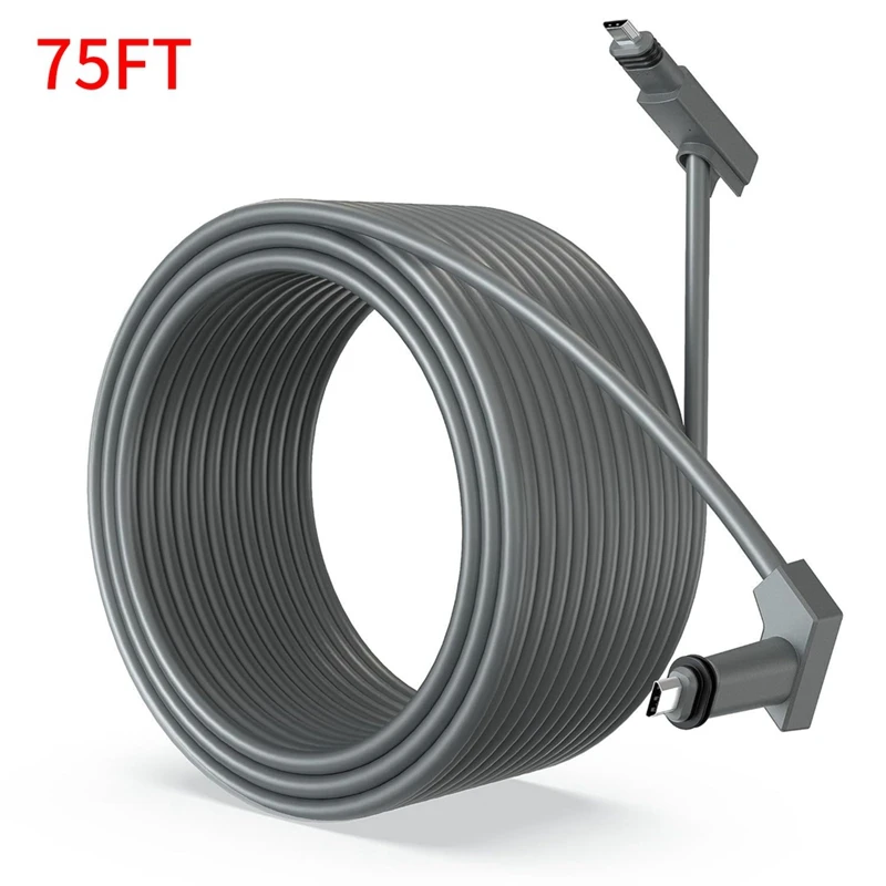 75 FT Replacement Cable 1000Mbps Indoor/Outdoor Waterproof And Rainproof For Starlink Rectangular Satellite V2 Easy To Use