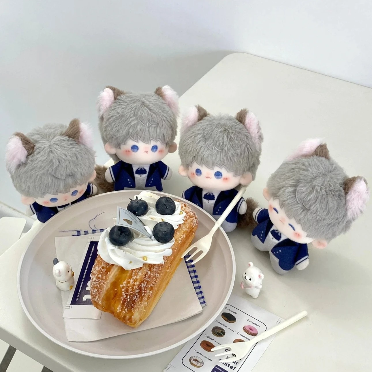 Liebe und tiefer Raum Kawaii 10 cm Baumwollpuppe Qi Yu Peripherie Qin Che Shen Xinghui Li Shen Puppe Kinderspielzeug Freundin Geschenke