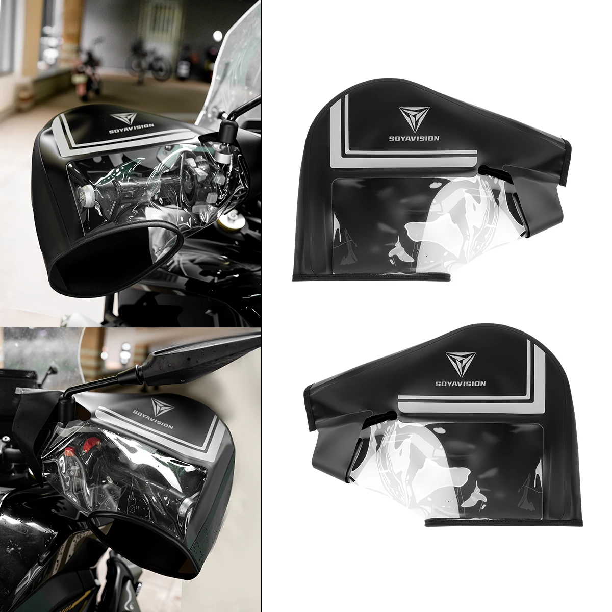 

Motorcycle Waterproof Handlebar Sleeve Supplies Winter Handle Cover Warm Biker Gloves Windproof Motorcycle Handlebar Gloves