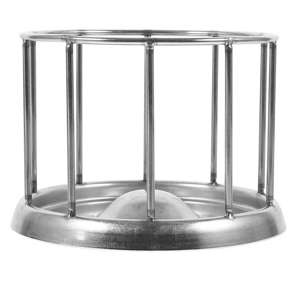 Миска для кормления рептилий из нержавеющей стали, прочная миска для корма для домашних животных для черепахи, террариума, большая круглая дизайнерская миска для корма для рептилий