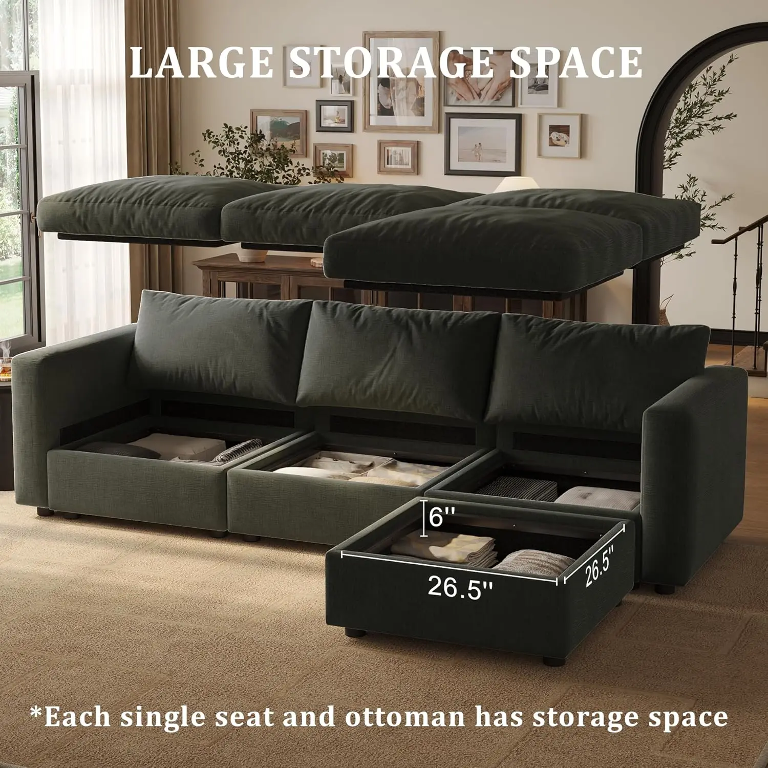 Thumbnail 3 - #21 Modular Sectional Sofas Sale