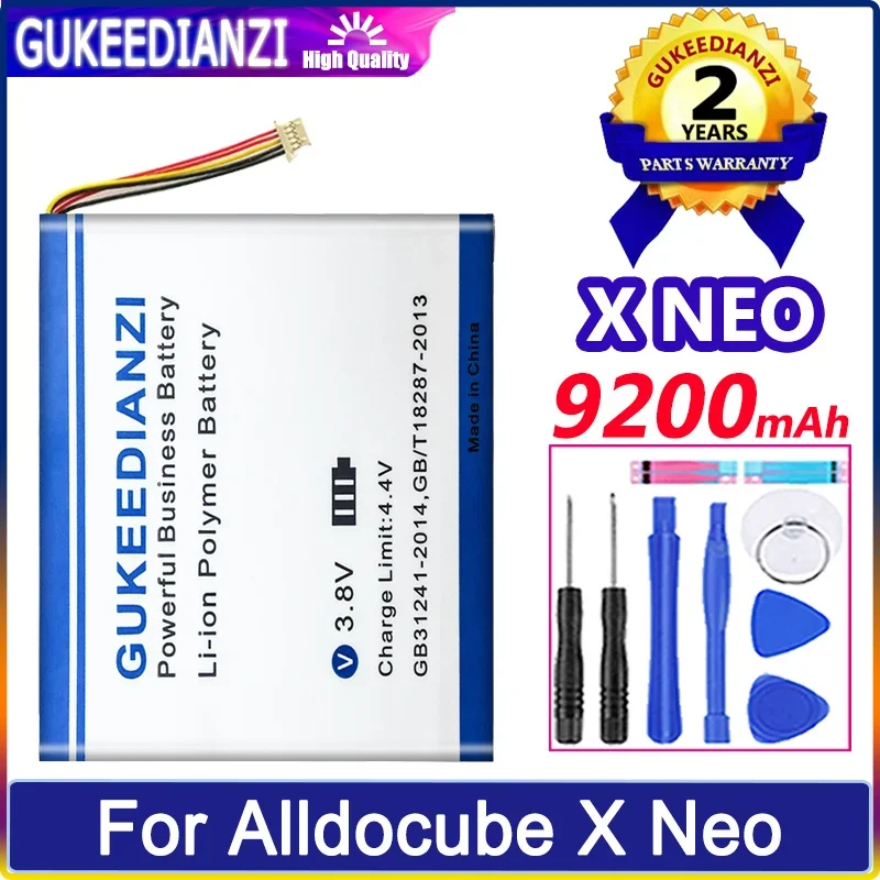 

Аккумулятор GUKEEDIANZI 9200mAh для Alldocube Cube X Neo Tablet PC запасной аккумулятор 7-проводные аккумуляторы