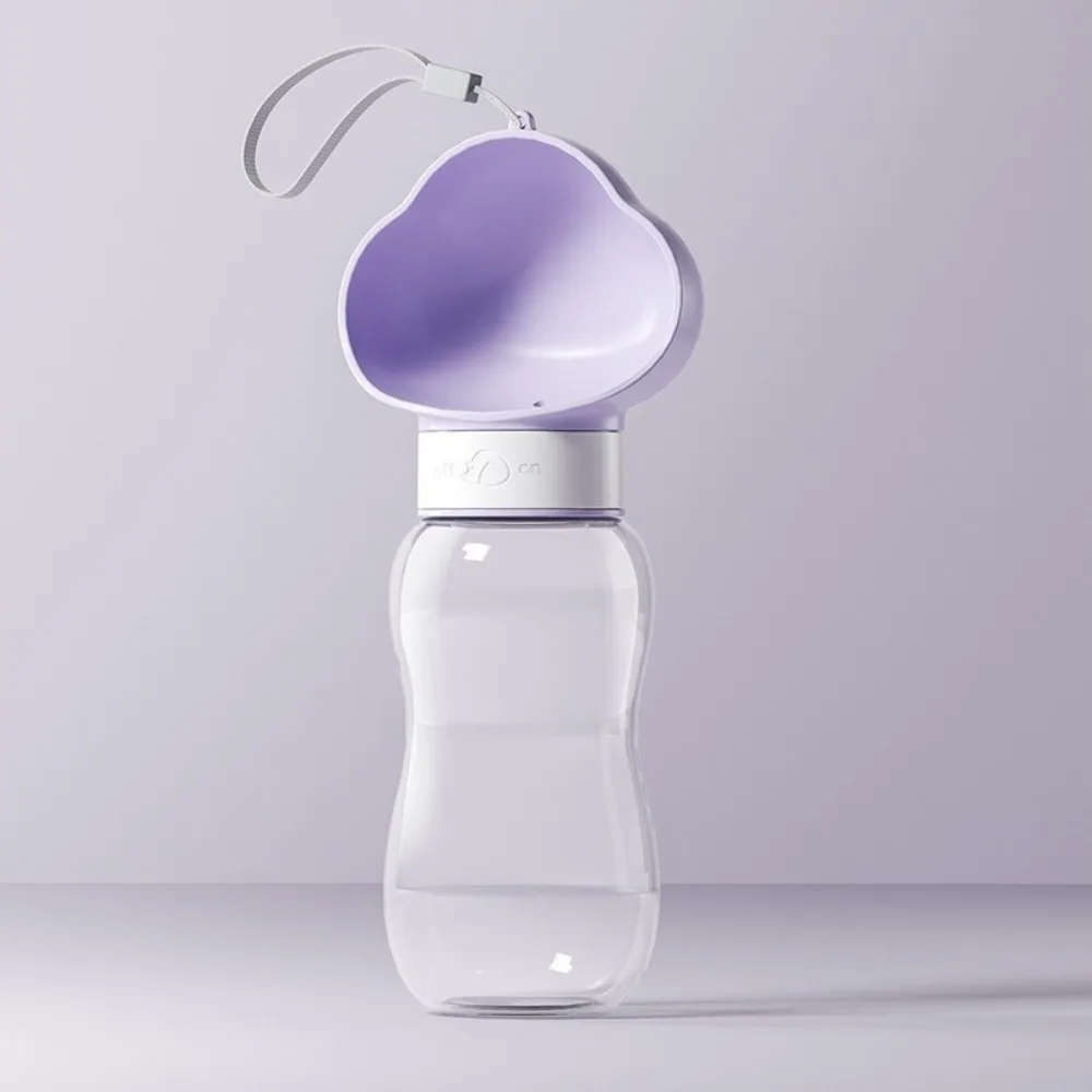 

Dog Accessories 2 in 1 Outdoor Dog Water Bottle Cloud Shape Plastic Dog Water Dispenser with Strap Pet Snack Dispenser Garden